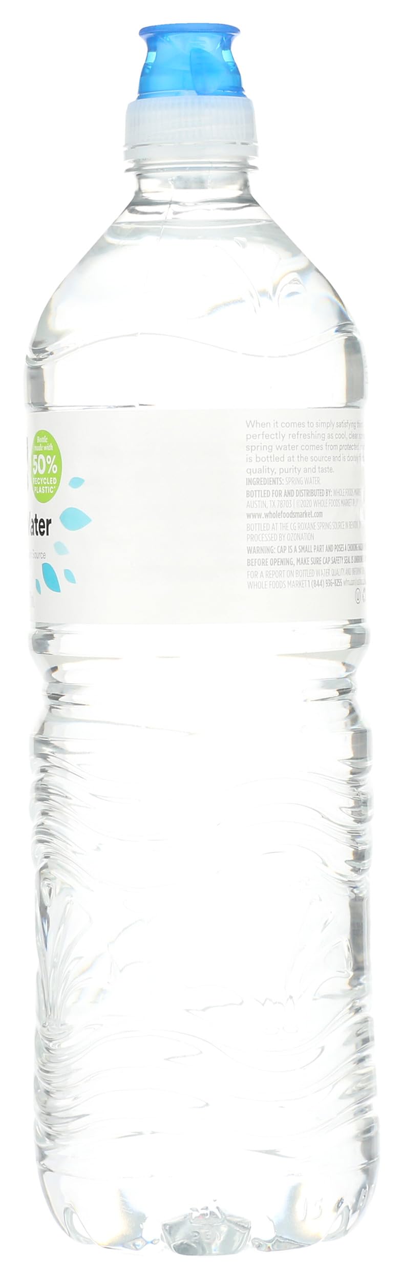 Pure spring water from protected sources in 365 bottle for crisp taste