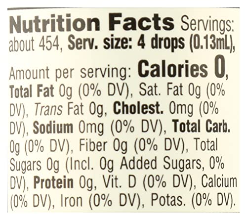 365 by Whole Foods Market stevia bottle with dropper top enables precise, mess-free sweetness.