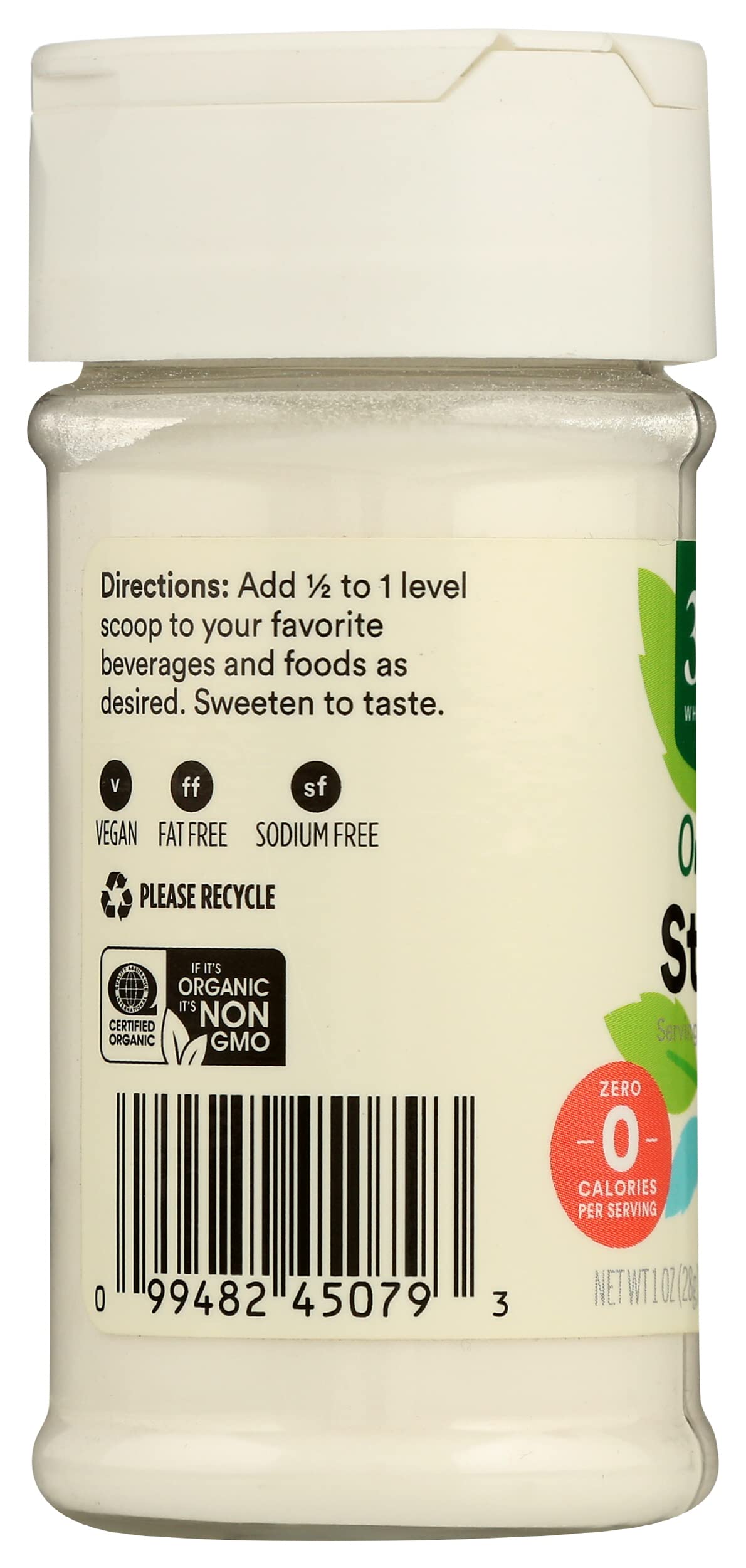 365 by Whole Foods Market stevia powder dispensing jar ideal for kitchen use