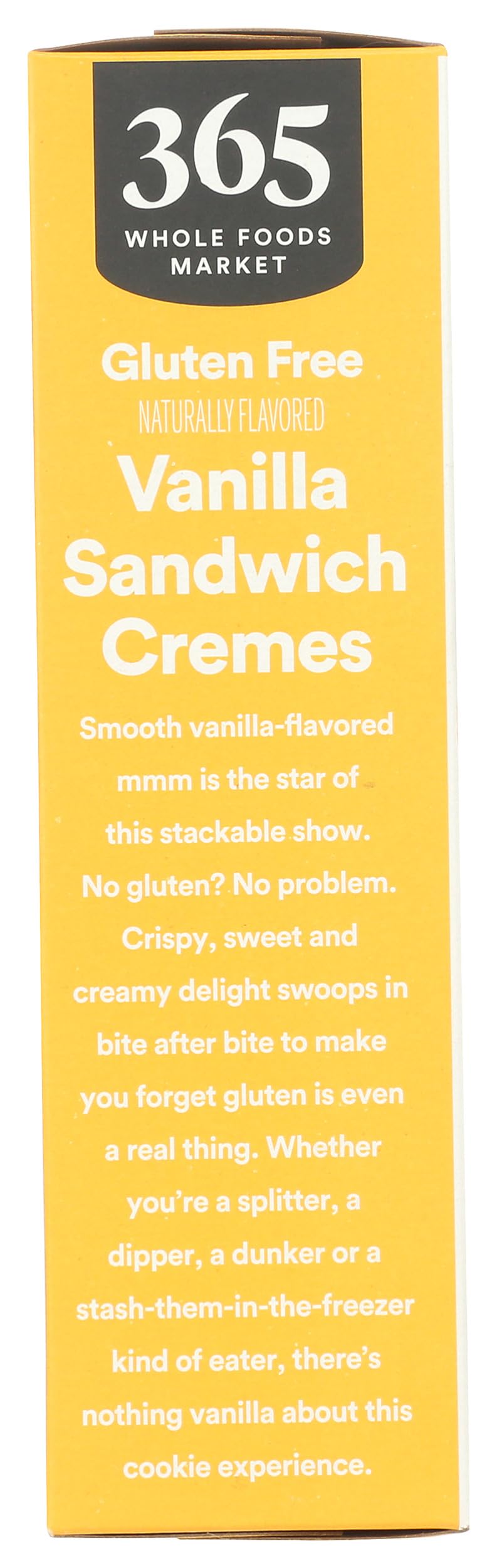 365 by Whole Foods Market vanilla sandwich cremes resealable-package emphasizes freshness and convenience
