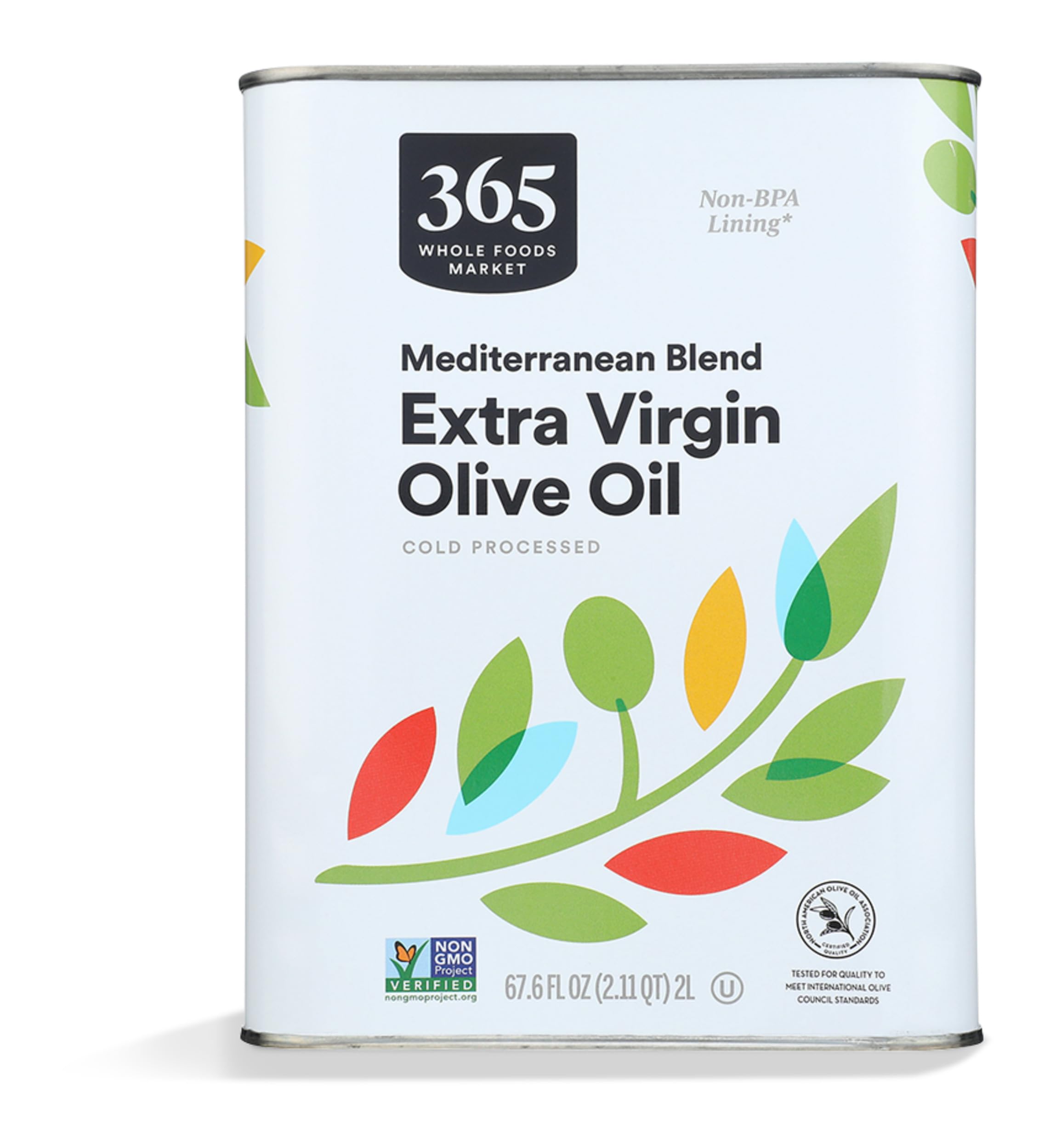 365 by Whole Foods Mediterranean Blend EVOO bottle for versatile cooking.