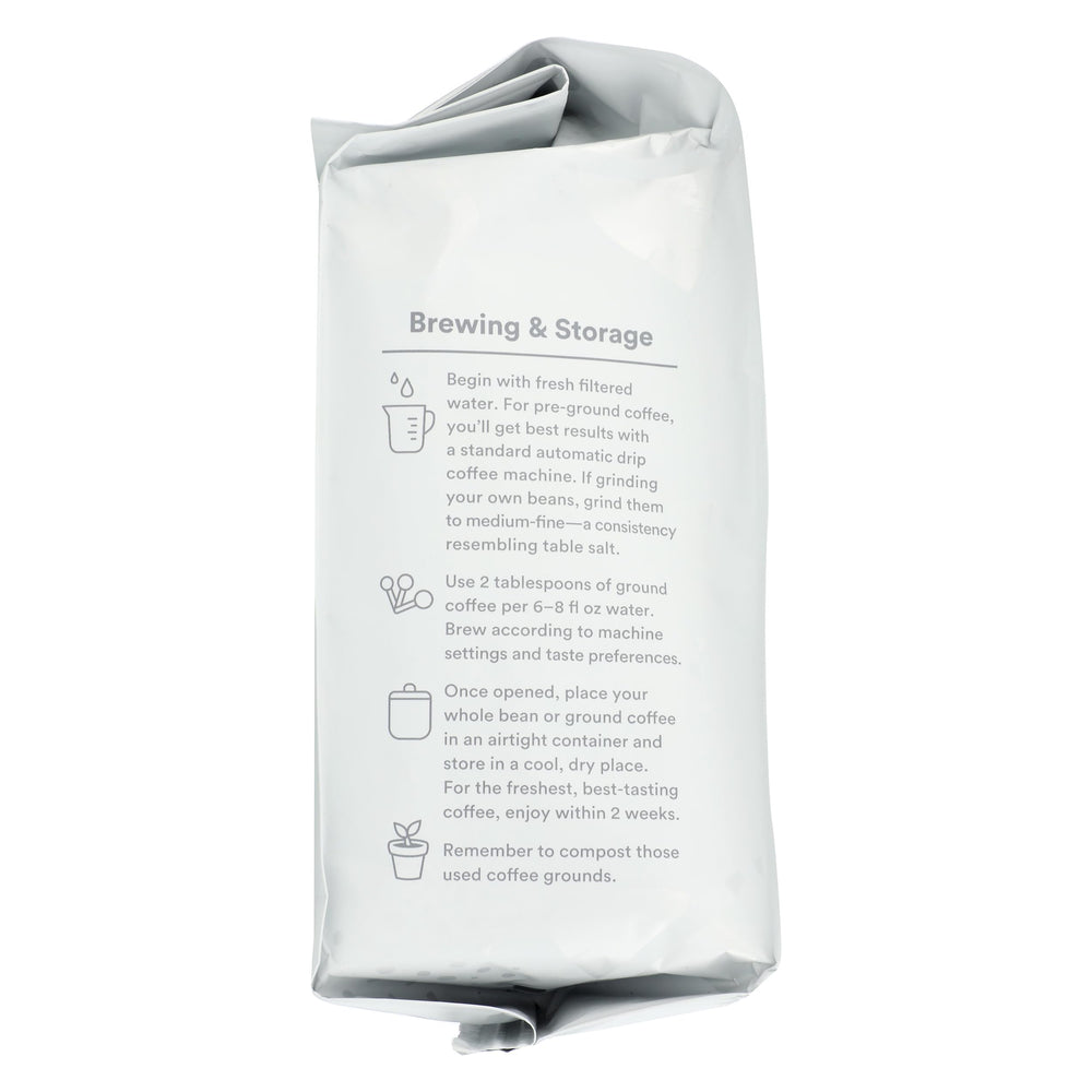 365 by Whole Foods Morning Buzz coffee in cup invites a smooth, flavorful morning ritual.