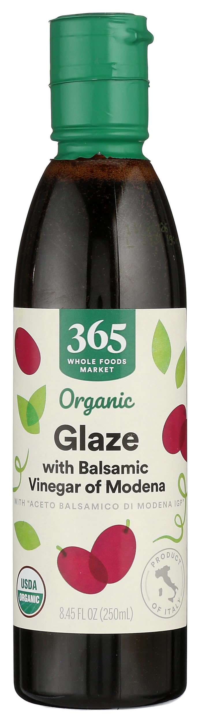 365 by Whole Foods Market Organic Balsamic Glaze bottle pour for finishing dishes