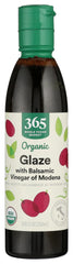 365 by Whole Foods Market Organic Balsamic Glaze bottle pour for finishing dishes