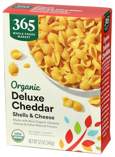 365 by Whole Foods Market Organic Deluxe Cheddar Shells ready in minutes, perfect for busy days