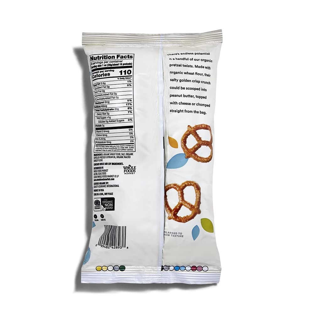 365 by Whole Foods Market Organic Mini Pretzel Twists snack time – tasty treat anytime