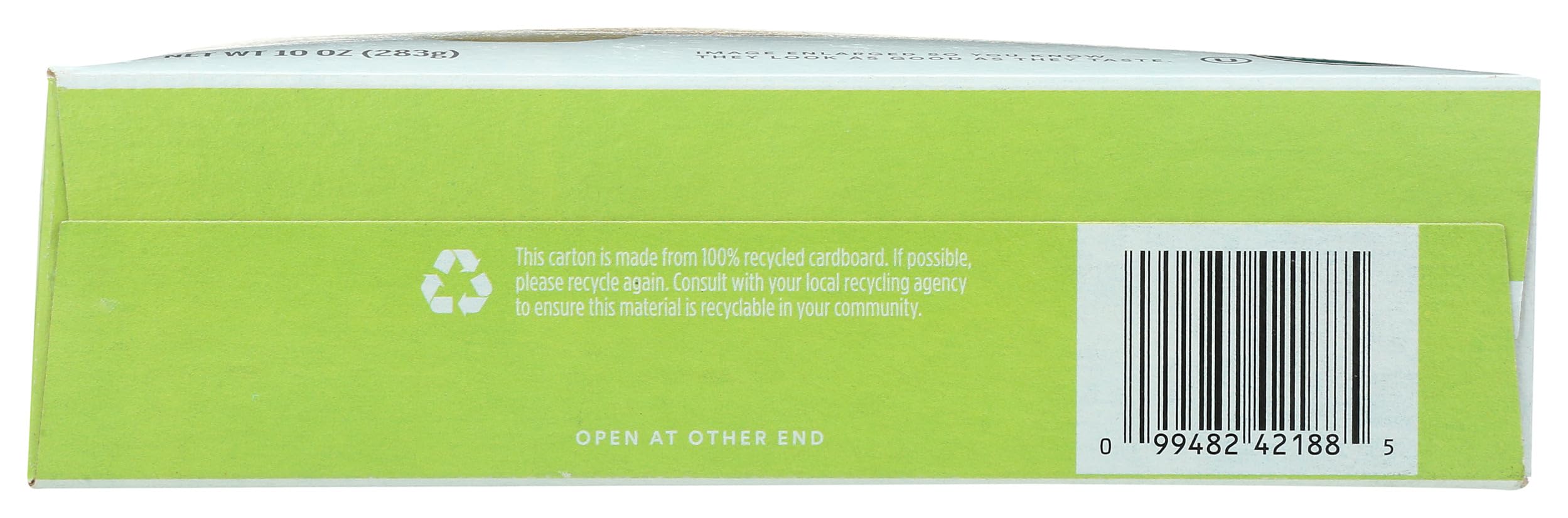 Package showing kosher pareve certification for 365 by Whole Foods peanut butter balls.