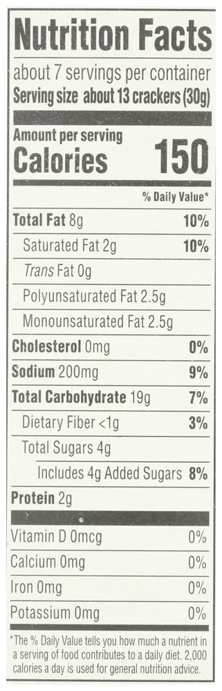 7.5-ounce package of individually portioned crackers by 365 brand