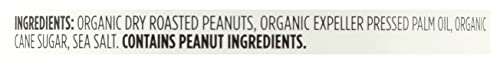 Close-up of organic peanuts from 365 by Whole Foods Market in a glossy jar