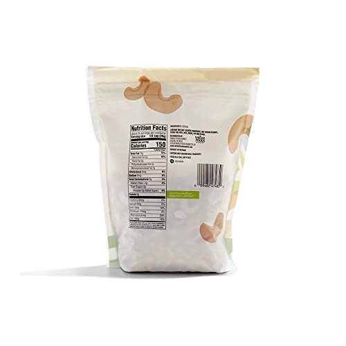 365 by Whole Foods Market raw cashews; high-quality protein and healthy fats for meals.