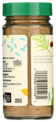 365 coriander ground jar labeled, ideal seasoning for stews