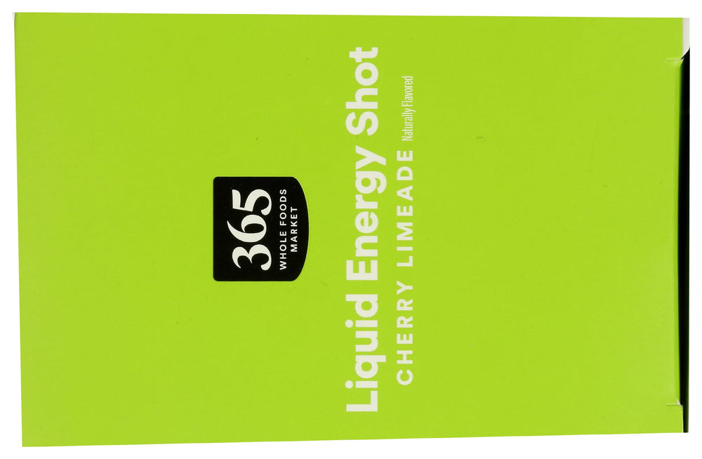 365 Energy Shot Cherry Limeade pour shows quick, refreshing energy during workouts.