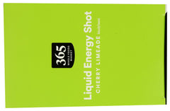 365 Energy Shot Cherry Limeade pour shows quick, refreshing energy during workouts.