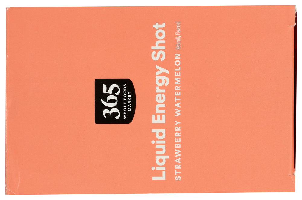 365 energy shot single-serve pack in strawberry watermelon for busy days
