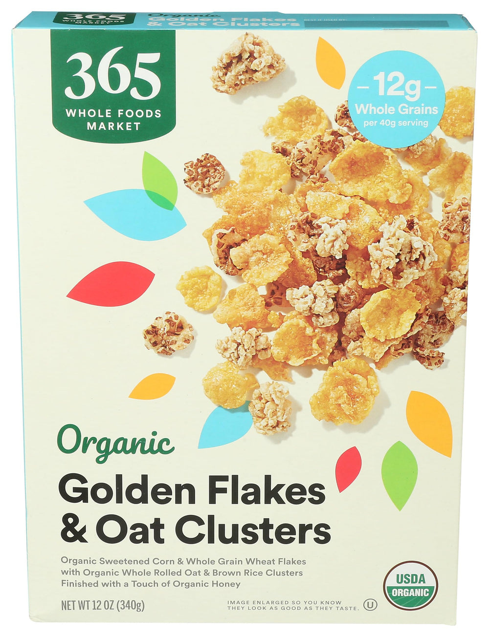365 Golden Flakes & Oat Clusters in a bowl for a wholesome breakfast.