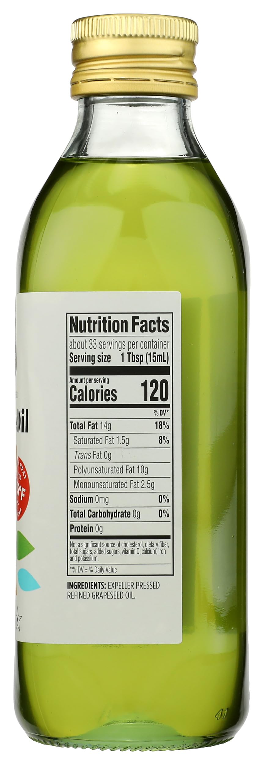 365 by Whole Foods Market grapeseed oil pour spout ideal for quick sautéing