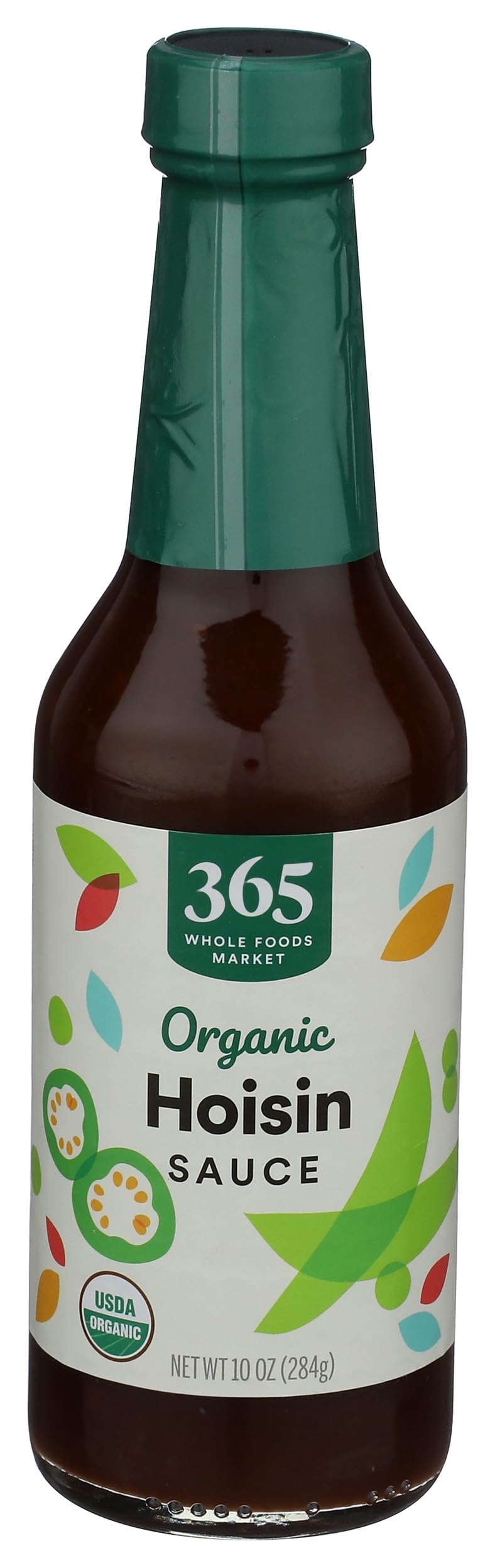 365 Hoisin Sauce bottle front highlights rich, savory flavor for weeknight stir-fries.