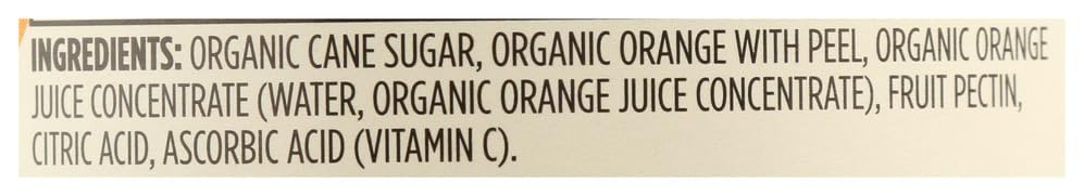 365 Orange Marmalade ingredients highlight natural, non-GMO quality for confident shopping.