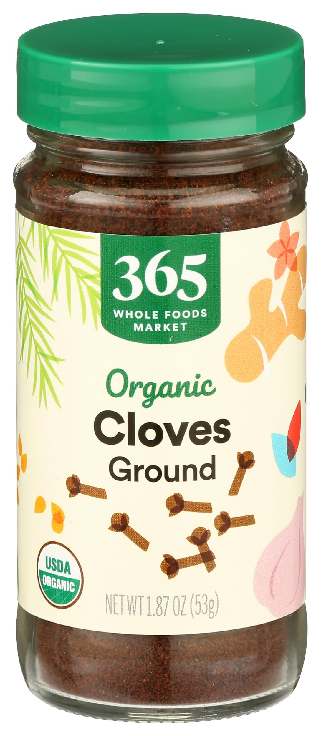 365 by Whole Foods Market organic ground cloves in a bottle, ideal for baking