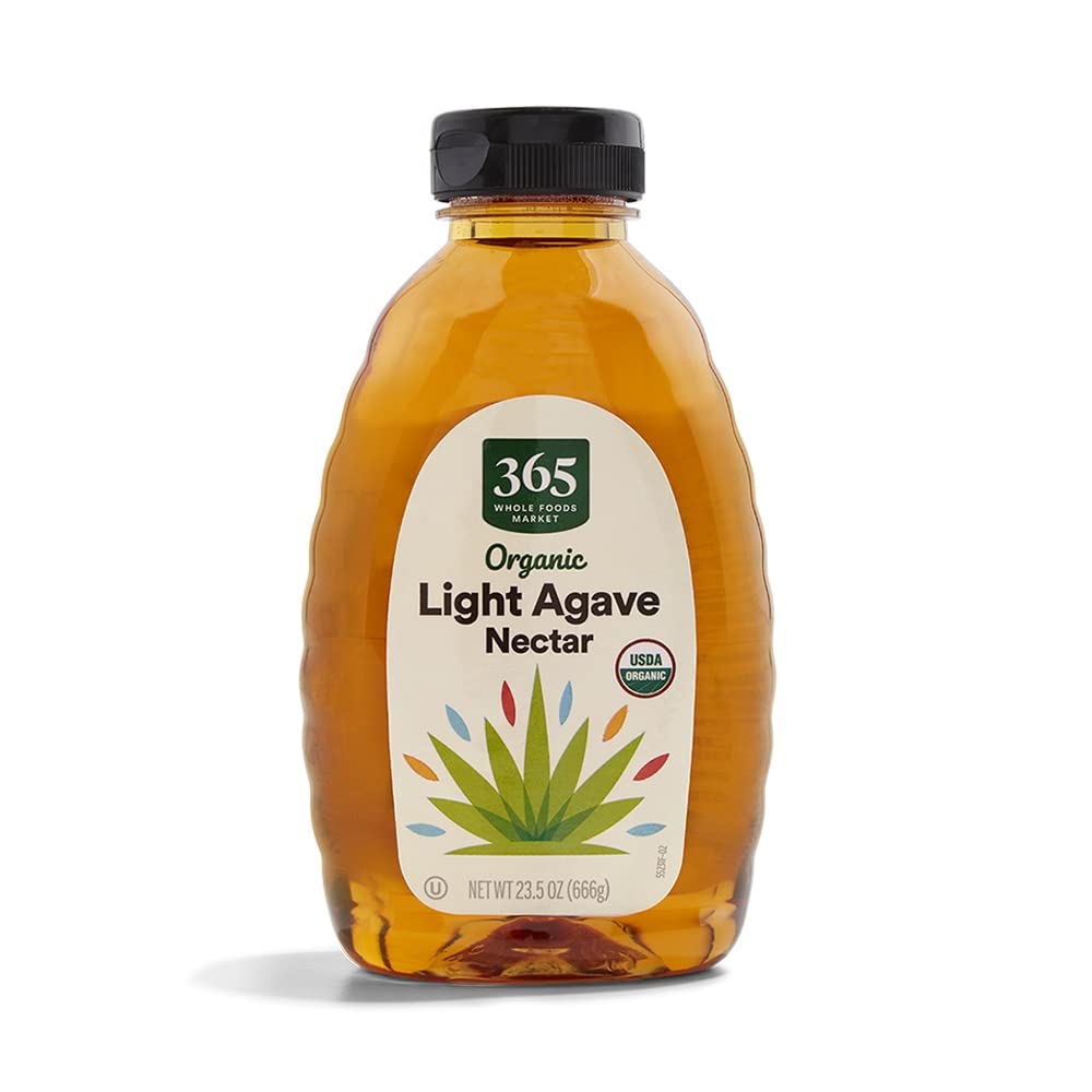 365 by Whole Foods Market organic light agave nectar bottle for natural sweetening