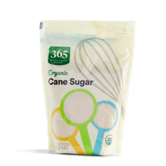 365 by Whole Foods Market organic sugar 32oz packaging—premium pantry staple for baking