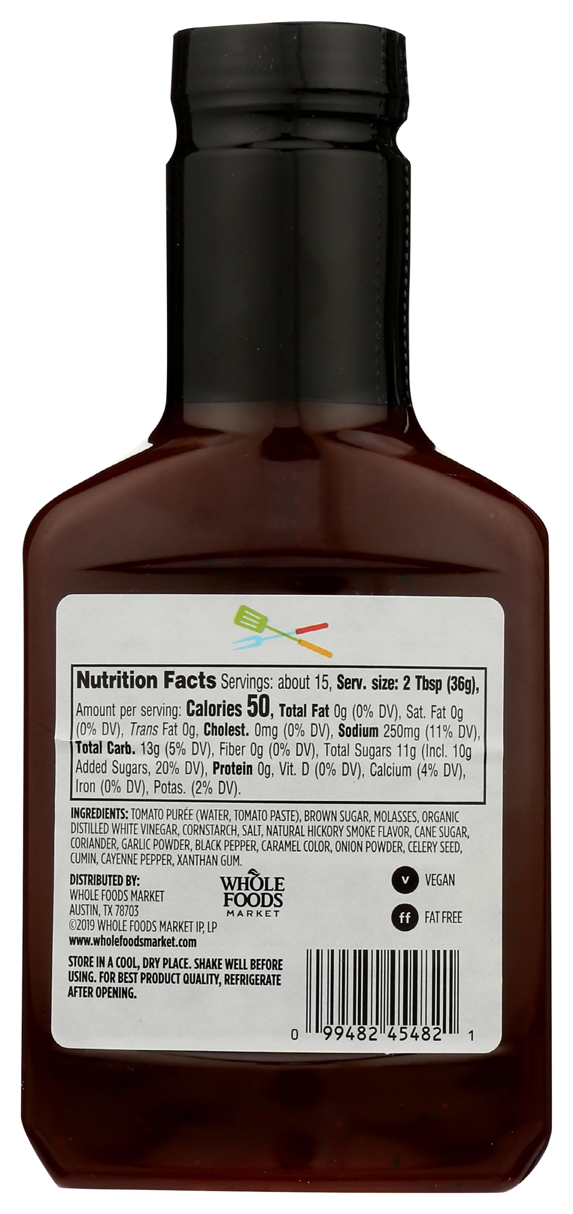 365 Original BBQ Sauce pouring action highlights easy glaze during cookouts