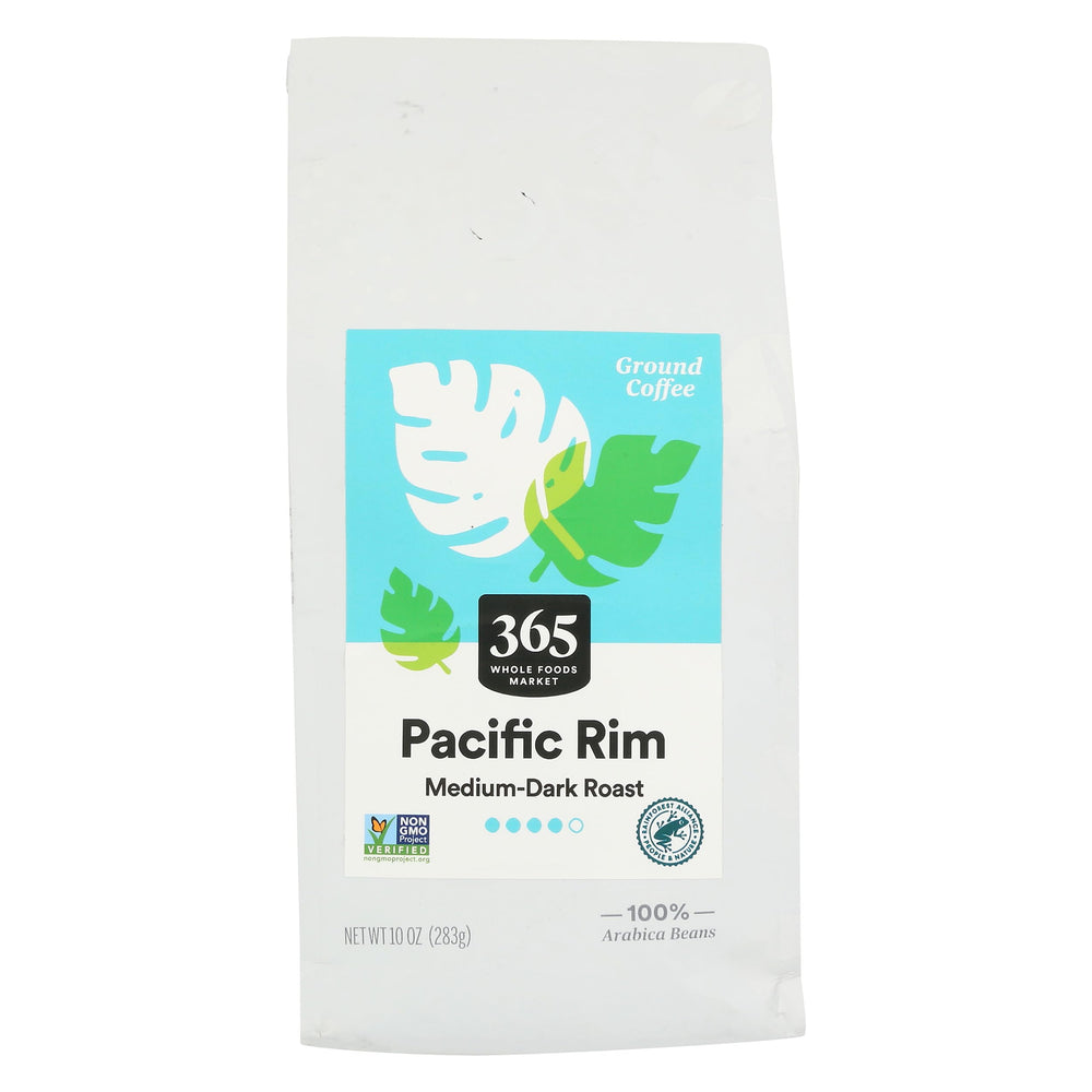 365 by Whole Foods Market Pacific Rim Vienna Roast coffee 10oz pack delivers fresh aroma for morning brew