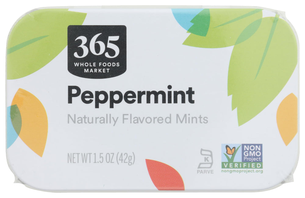365 Peppermints 1-5oz package front view for quick breath refreshment.