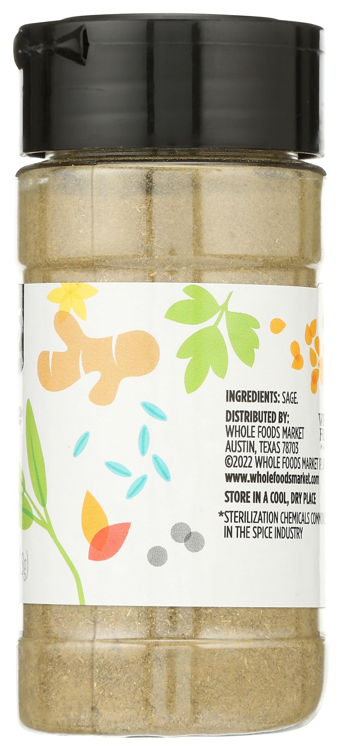 365 by Whole Foods Market sage ground jar with label highlights clean, essential seasoning.