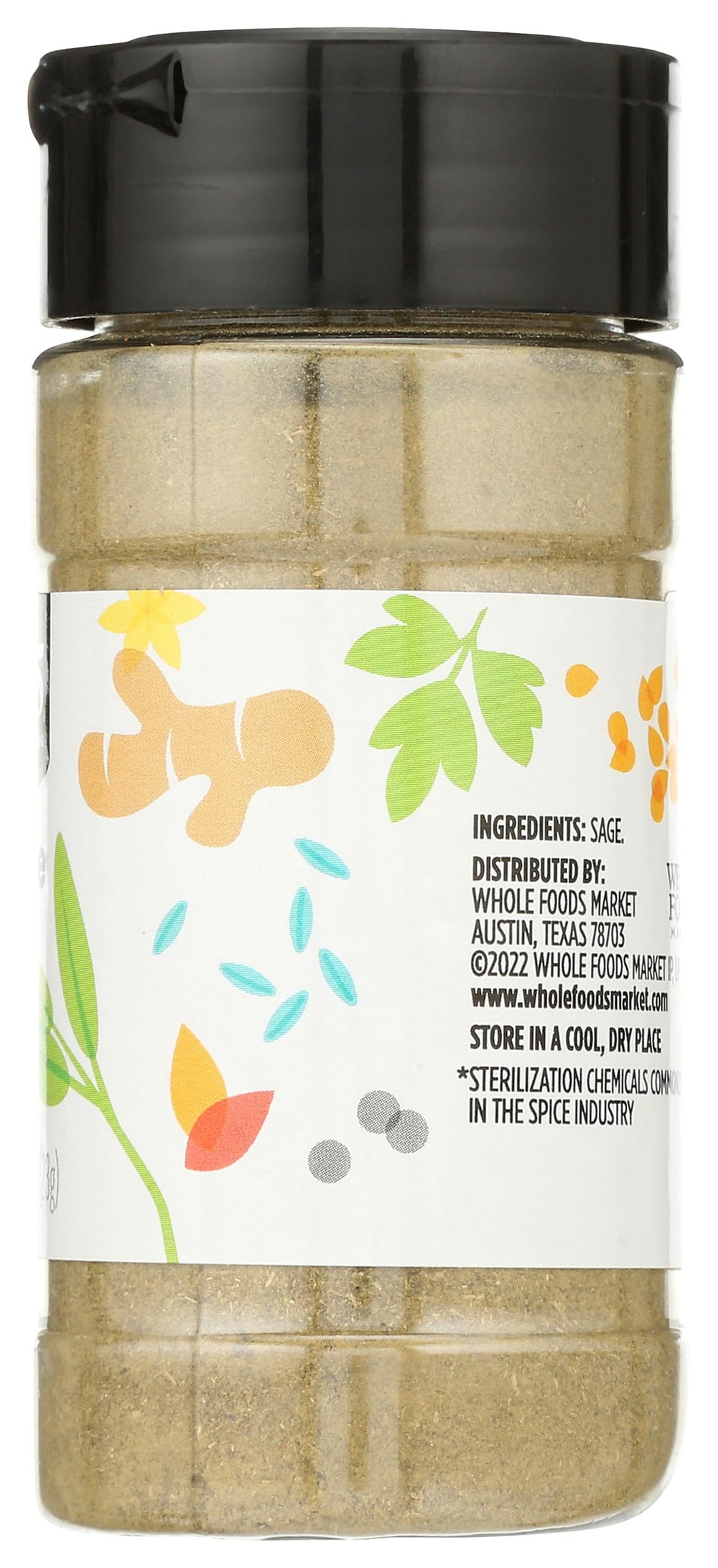 365 by Whole Foods Market sage ground jar with label highlights clean, essential seasoning.