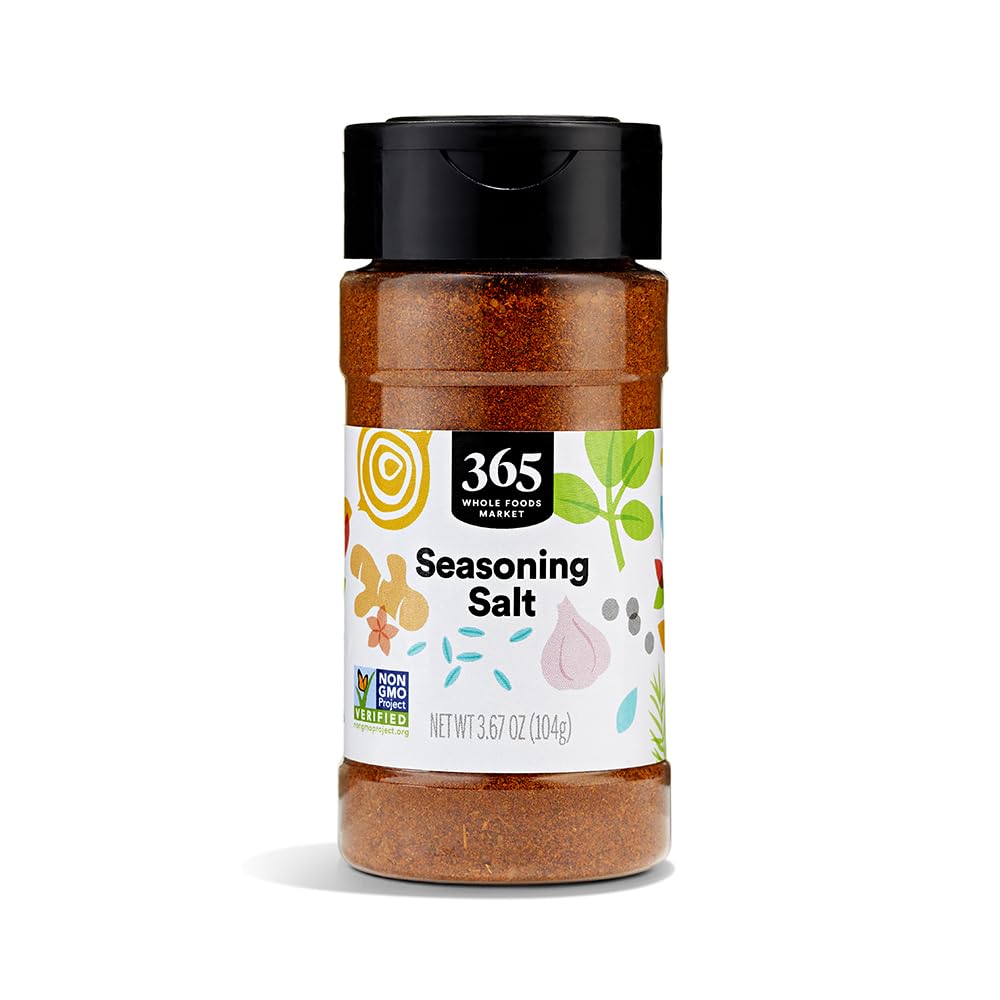 365 by Whole Foods Market salt blend seasoning jar — versatile everyday flavor boost.