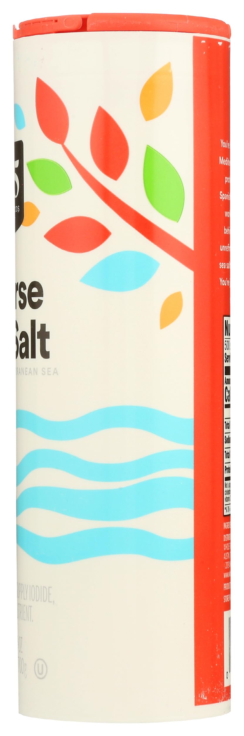 Natural mineral detail in 365 sea salt coarse crystals