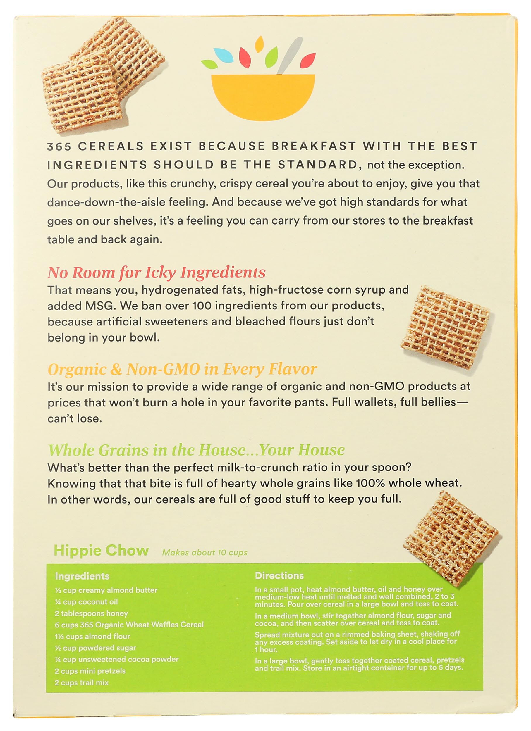 365 by Whole Foods Market snack mix idea using cereal for a crunchy, customizable bite