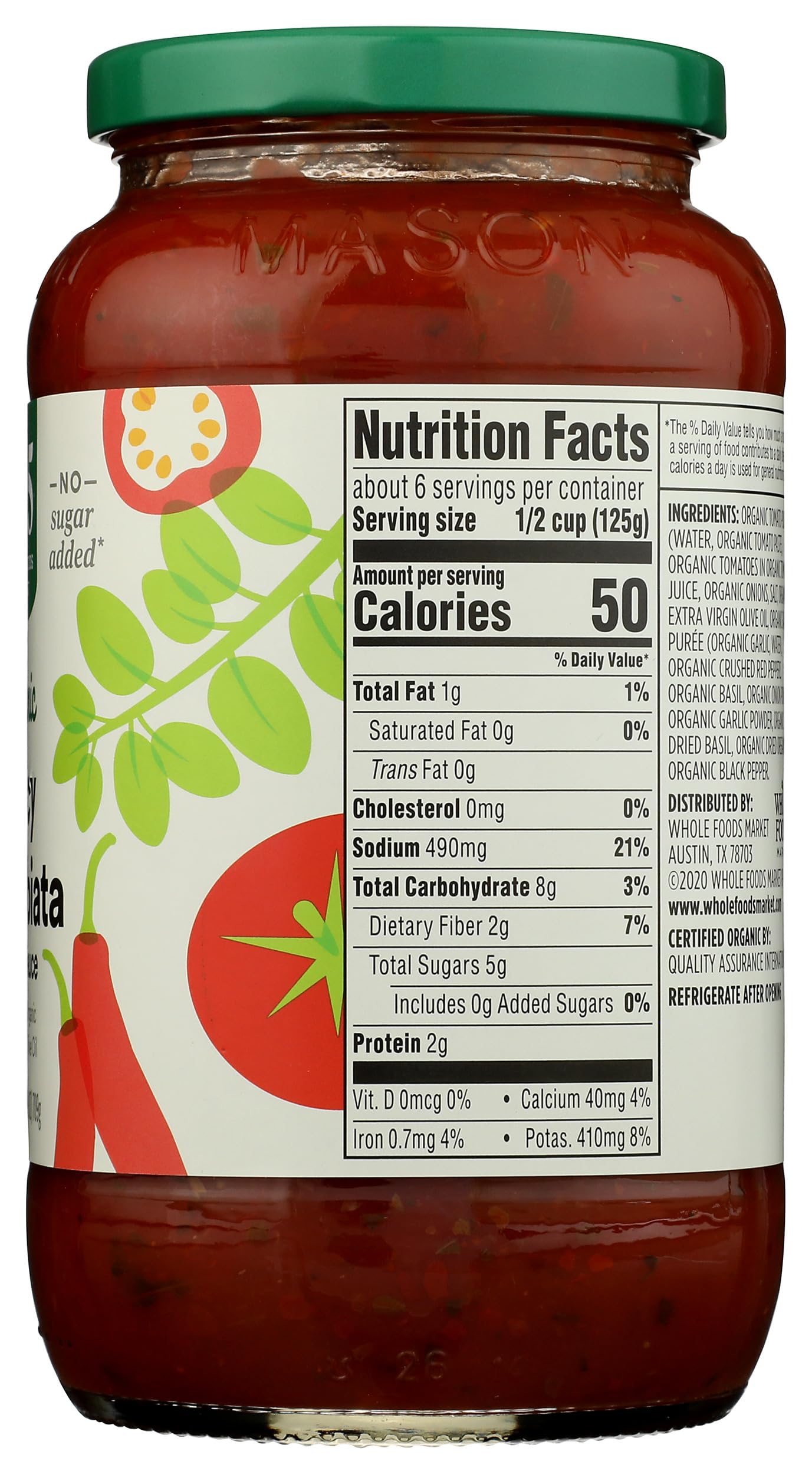 365 by Whole Foods Market Organic Arrabbiata Pasta Sauce kitchen scene inspires quick cooking