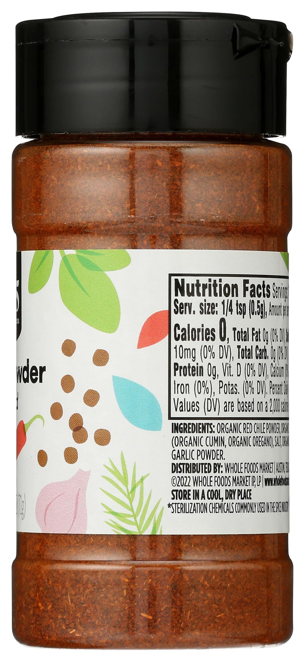 365 by Whole Foods Market chili powder blend in cooking pot aroma and color.