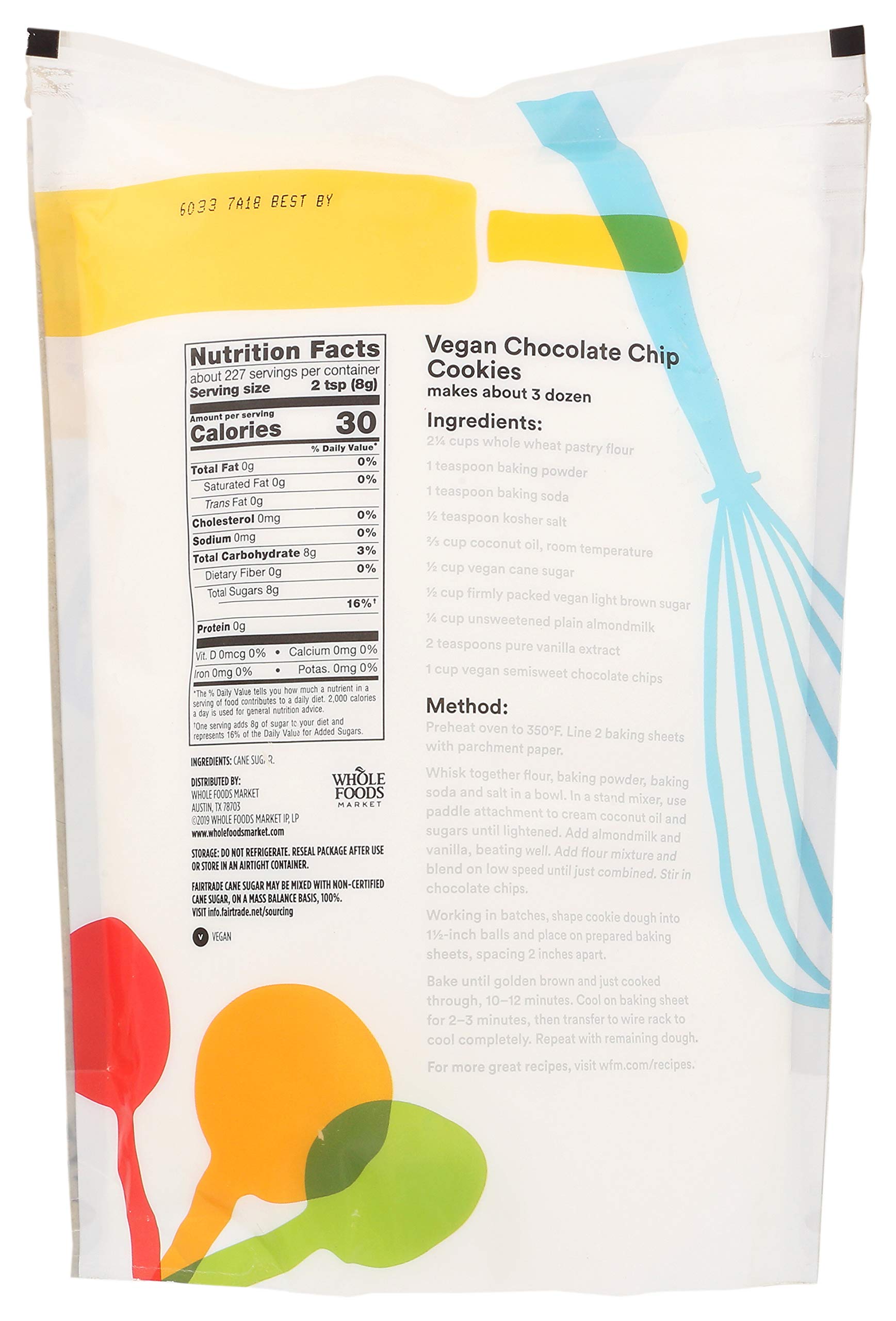 365 by Whole Foods Market cane sugar 64oz new packaging emphasizes a refreshed look.