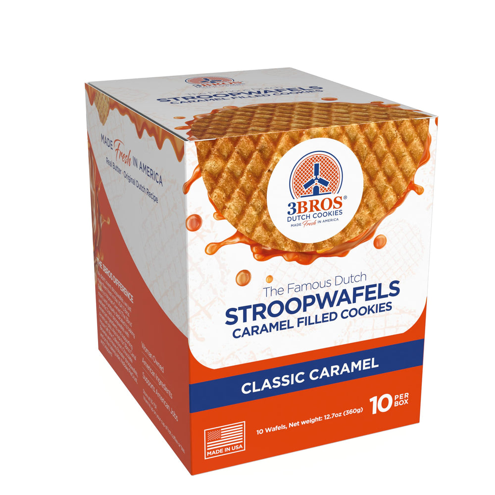 3Bros Stroopwafels box packaging preserving freshness