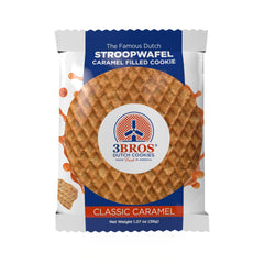 3Bros Stroopwafels buttery caramel filling for rich sweetness