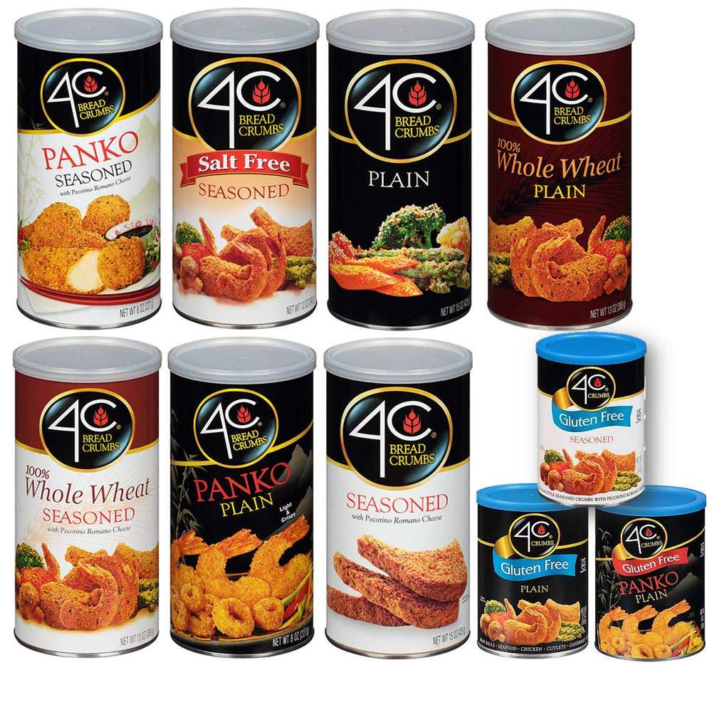 4C bread crumbs bulk pack ideal for parties and pantry stocking.