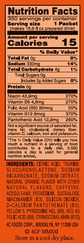 Serving idea: mix into water in a 20 oz bottle