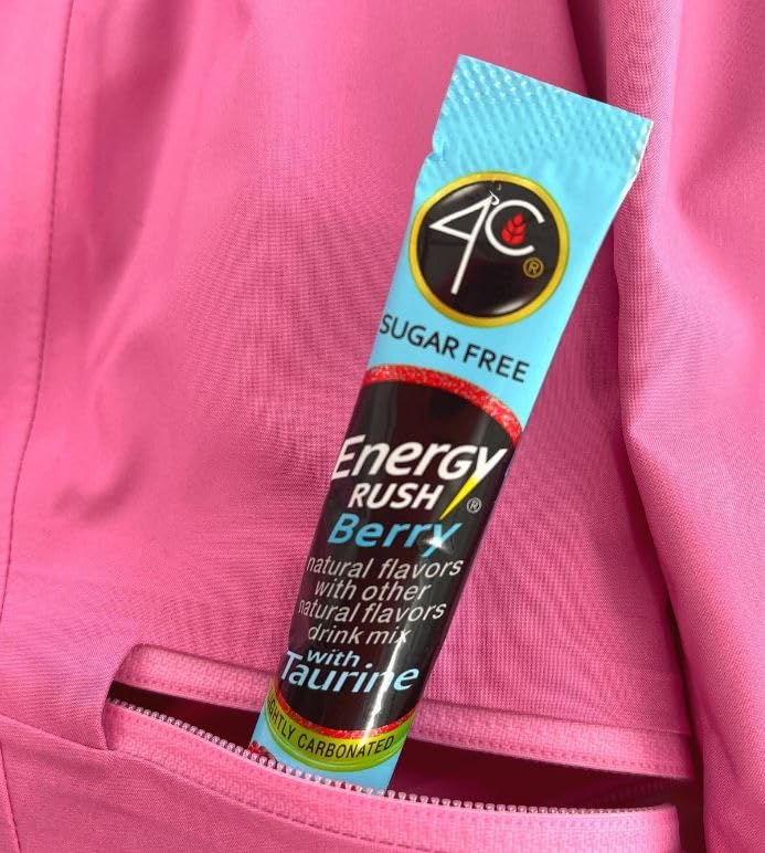 4C Energy Rush Stix travel setup with compact packaging for on-the-go use