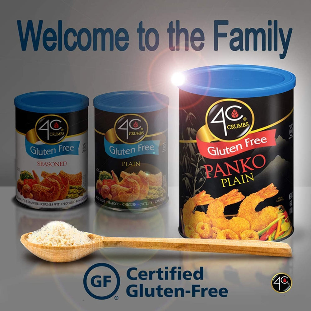 4C gluten-free certification badge reinforcing reliable gluten-free option