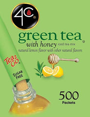 4C green tea drink stix single packet ready for customizable flavor
