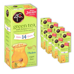 4C Pitcher Packs Green Tea 8 Pack in carton ready for refreshing water flavor