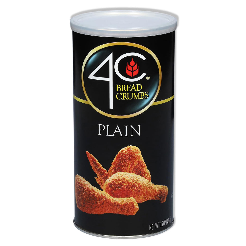 4C Premium Bread Crumbs plain package front view, showing versatile coating for crispy meals