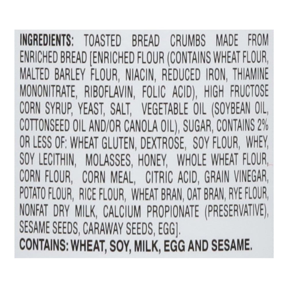 Pouring 4C Premium Bread Crumbs plain into a bowl for seasoning