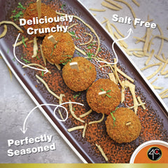 4C Premium Bread Crumbs salt free closeup crunch enhances texture in dishes.