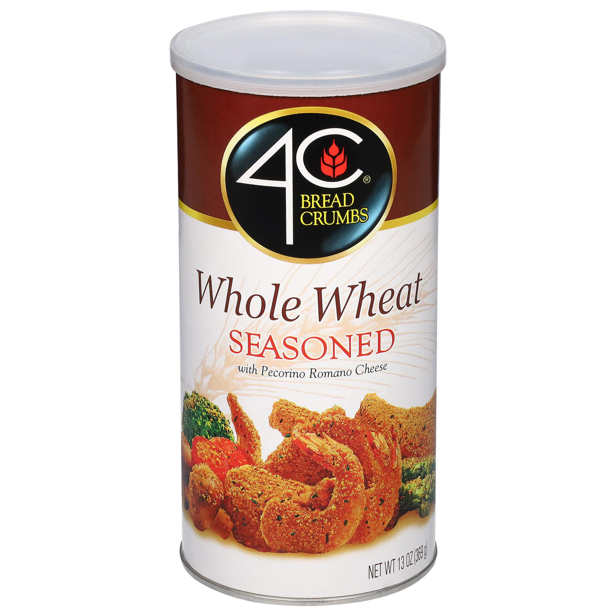4C Premium Bread Crumbs whole-wheat pecorino romano crunch closeup for crispy coating