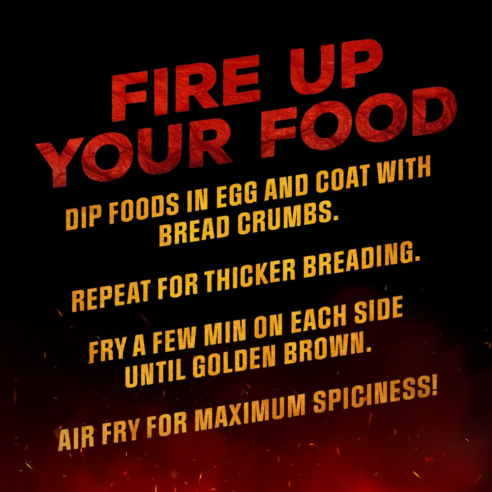 4C Spicy Bread Crumbs on fish fillet adds crunch.