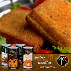 4C seasoned bread crumbs help create moist, flavorful crusts on proteins.